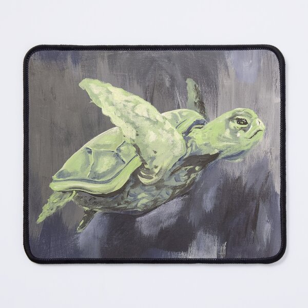 Item preview, Emerald Green Sea Turtle Dive designed and sold by ElJen.