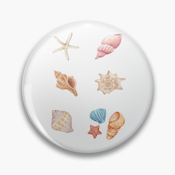 Artikelvorschau, Muscheln süße Aquarell Muscheln Aufkleber Variety Pack entworfen und verkauft von mitscorner.