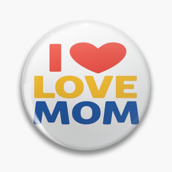 Item preview, I LOVE MOM – Cute Hand-Lettered Typography Design designed and sold by ToonyTeez.