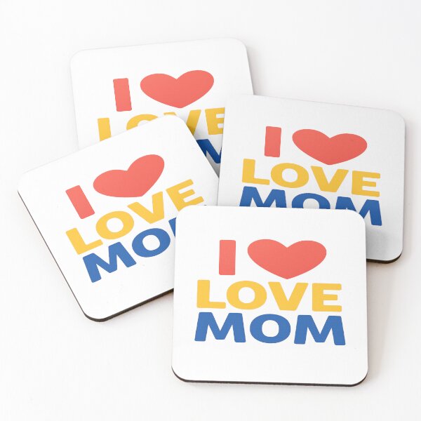 Item preview, I LOVE MOM – Cute Hand-Lettered Typography Design designed and sold by ToonyTeez.