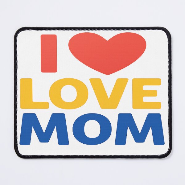 Item preview, I LOVE MOM – Cute Hand-Lettered Typography Design designed and sold by ToonyTeez.