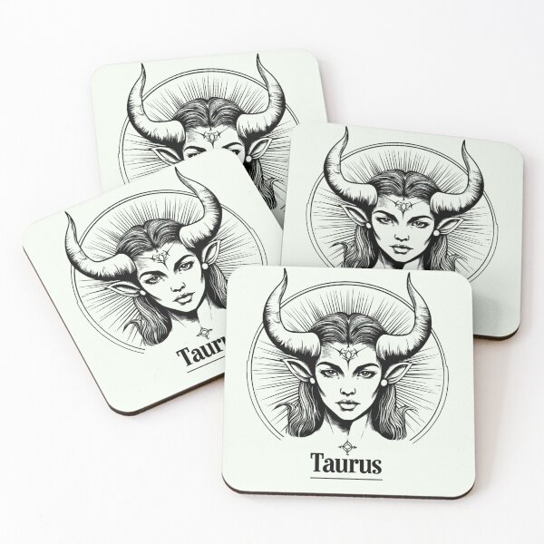 Item preview, Taurus Zodiac Sign – Strong, Grounded, Loyal designed and sold by Inkora-Art.