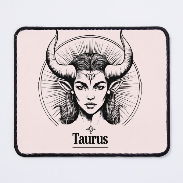 Item preview, Taurus Zodiac Sign – Strong, Grounded, Loyal designed and sold by Inkora-Art.