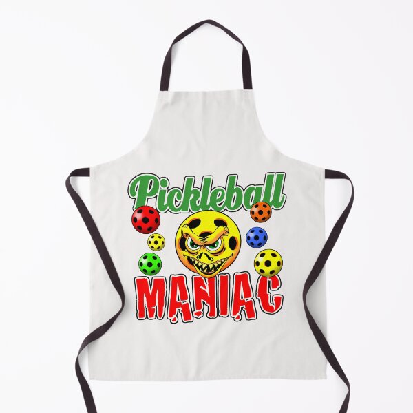 Item preview, Pickleball Maniac. Graphic Cartoon Illustration. designed and sold by Uncle Steve The Cartoonguy's Pickleball Madness..