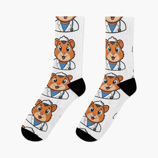 Item preview, Hamster in White Coat with Stethoscope. designed and sold by GregorySmithRed.