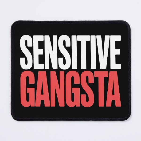Item preview, Sensitive Gangsta - This gift is perfect for people who combine a tough style with a sensitive heart and want to express themselves with humor and authenticity. designed and sold by ZyziowskyArt.