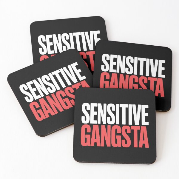 Item preview, Sensitive Gangsta - This gift is perfect for people who combine a tough style with a sensitive heart and want to express themselves with humor and authenticity.  designed and sold by ZyziowskyArt.