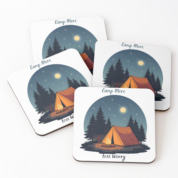 Item preview, Camp More, Worry Less designed and sold by Domcreations4.