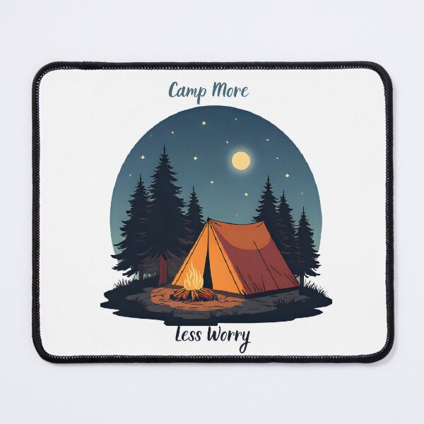 Item preview, Camp More, Worry Less designed and sold by Domcreations4.