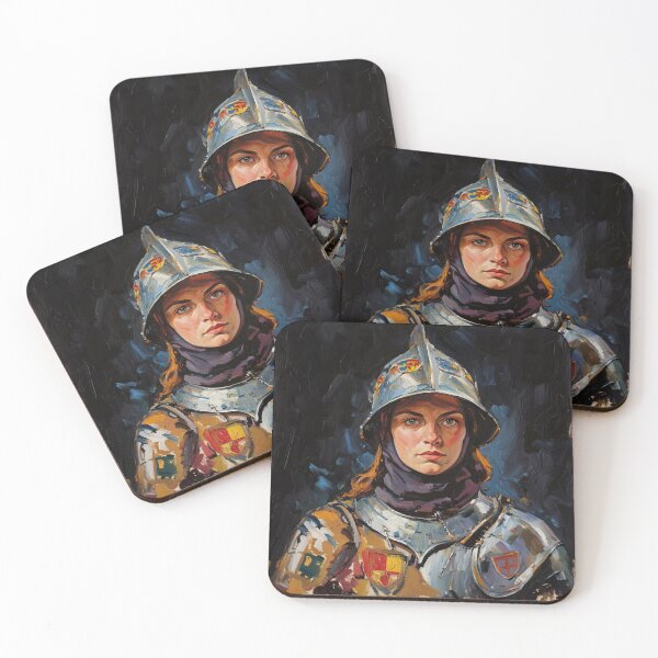 Item preview, Portrait of Joan of Arc designed and sold by Vintage Designs +.