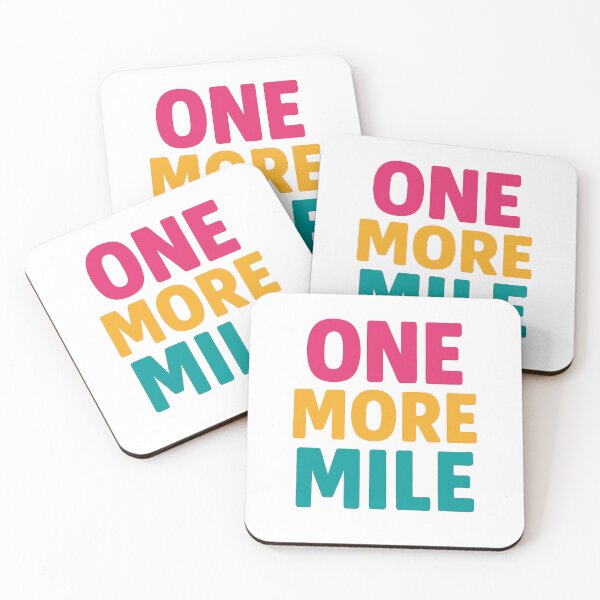 Item preview, One More Mile – Motivational Running designed and sold by NerdyRunner.