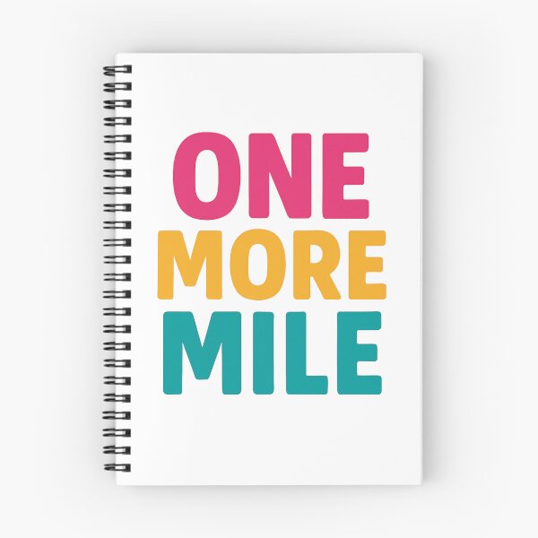 Item preview, One More Mile – Motivational Running designed and sold by NerdyRunner.