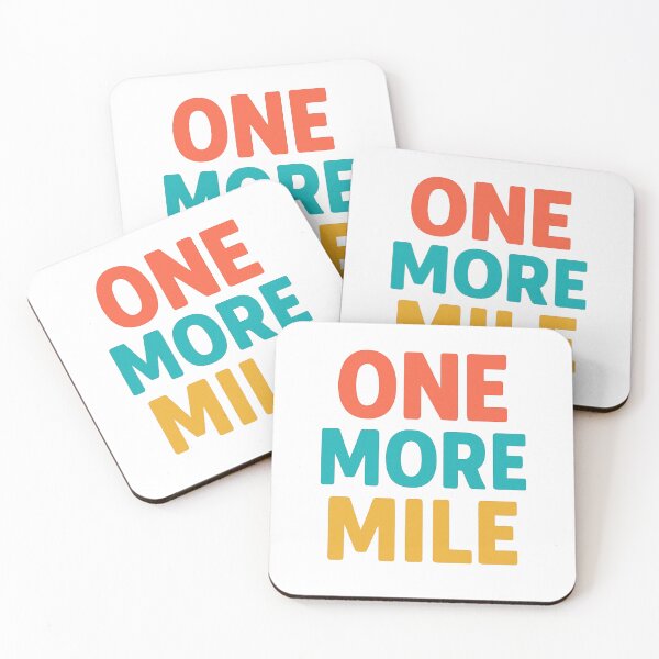 Item preview, One More Mile – Motivational Running designed and sold by NerdyRunner.