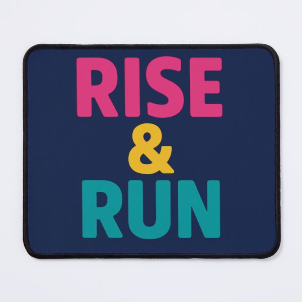 Item preview, Rise & Run – Morning Runner Motivation designed and sold by NerdyRunner.