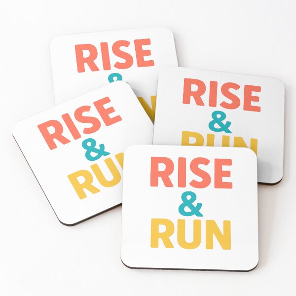 Item preview, Rise & Run – Morning Runner Motivation designed and sold by NerdyRunner.