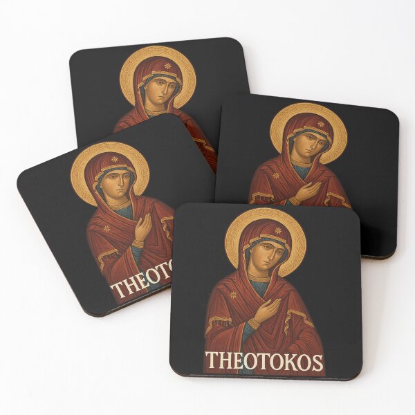 Item preview, Theotokos Orthodox Icon Virgin Mary - Ave Maria designed and sold by odyssee-n.