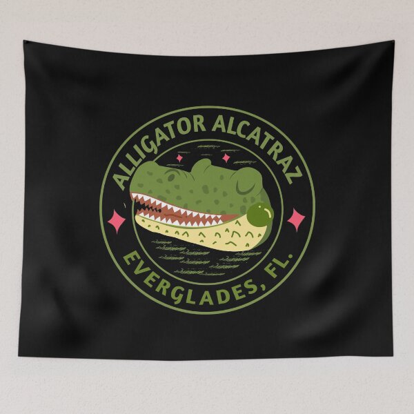 Item preview, Alligator Alcatraz crocodile designed and sold by vibeno1.