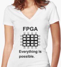FPGA Women's Fitted V-Neck T-Shirt