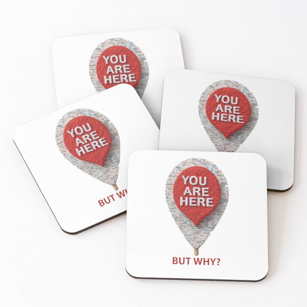 Item preview, You Are Here… Buy Why? Snarky Navigational Gear for the Lost & Fabulous designed and sold by Ignorant-Artist.