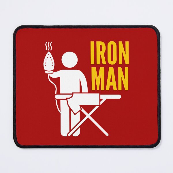 Item preview, Iron Man ironing (Red) designed and sold by CherieTree.