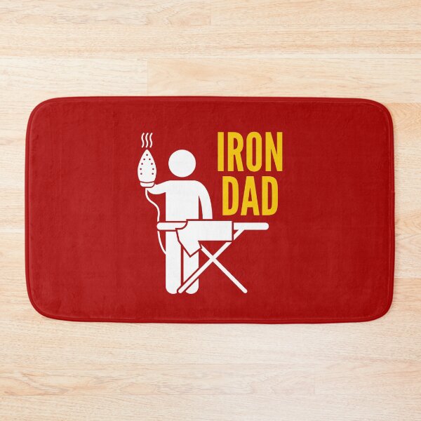 Item preview, Iron Man Dad ironing (Red) designed and sold by CherieTree.