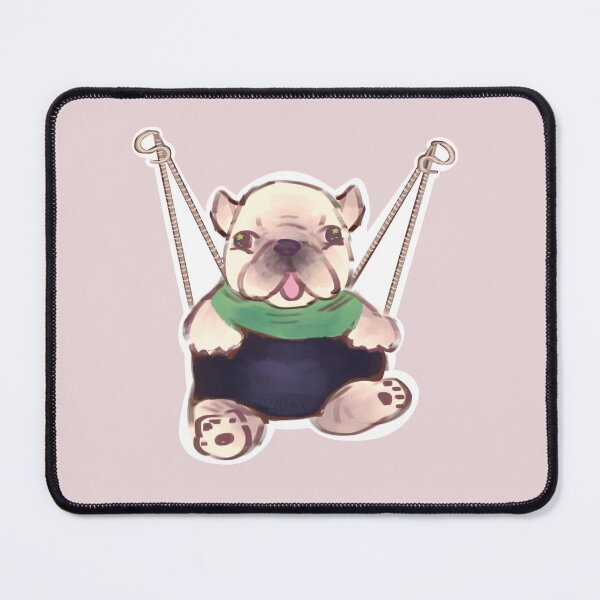 Item preview, Frenchie on a Swing designed and sold by ssteffoxx.
