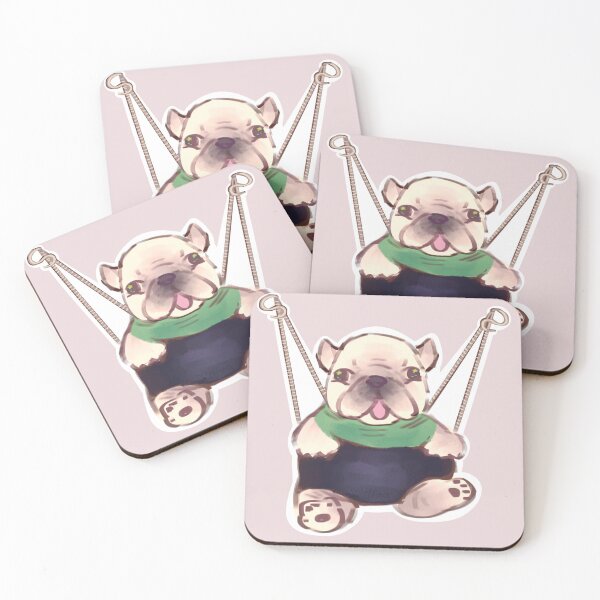 Item preview, Frenchie on a Swing designed and sold by ssteffoxx.