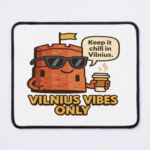 Item preview, Vilnius Vibes Only: Europe Landmark Travel Architecture designed and sold by Globalcitytees.