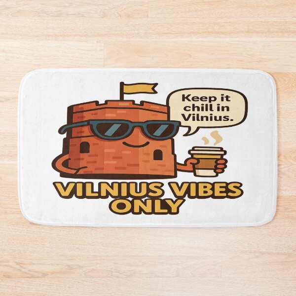 Item preview, Vilnius Vibes Only: Europe Landmark Travel Architecture designed and sold by Globalcitytees.