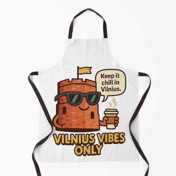 Item preview, Vilnius Vibes Only: Europe Landmark Travel Architecture designed and sold by Globalcitytees.