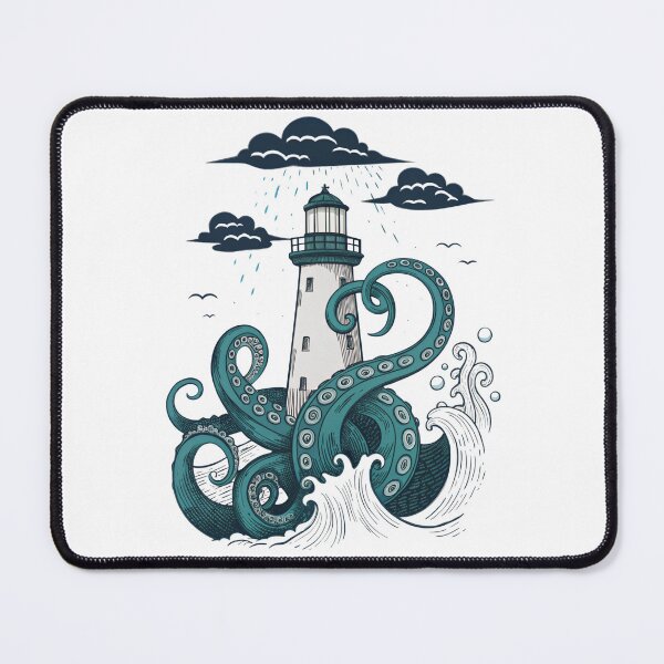 Item preview, Storm Kraken & Lighthouse designed and sold by SignumShop.