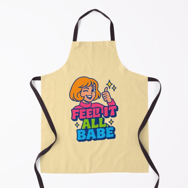 Item preview, Feel It All, Babe – Retro Comic Y2K Mental Health Affirmation | Groovy Self-Care Art designed and sold by Rest Babe.