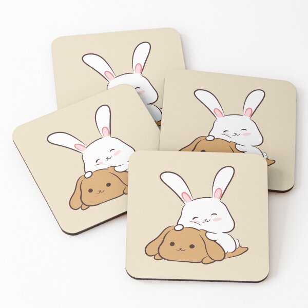 Item preview, Nua and Nia love bunnies cute moment designed and sold by zand-n-zive.