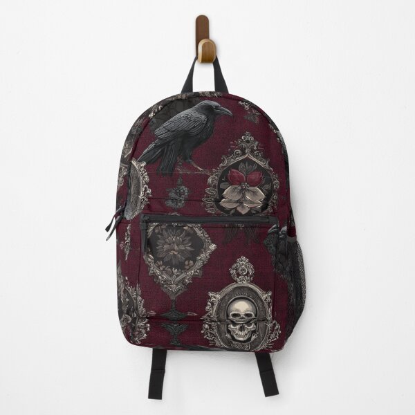 Item preview, Victorian Gothic Skull & Raven Pattern designed and sold by CleverboyDsgns.