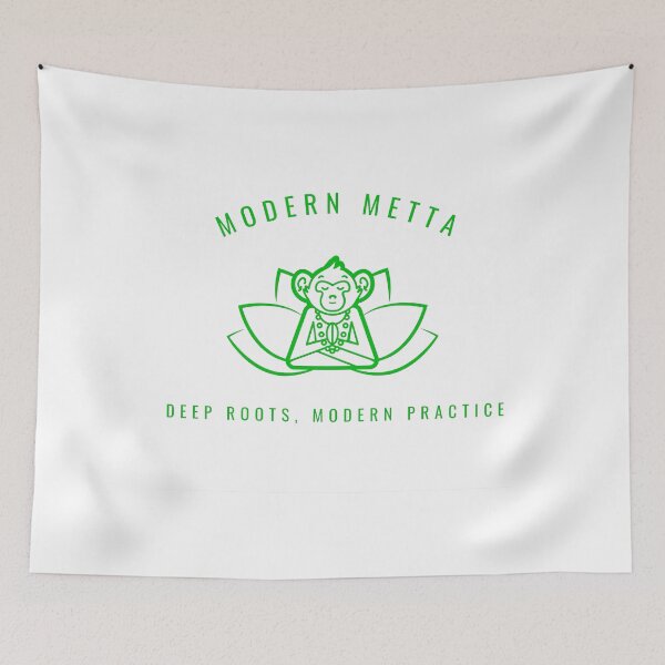 Item preview, Modern Metta Logo – Green Edition designed and sold by ModernMettaCo.