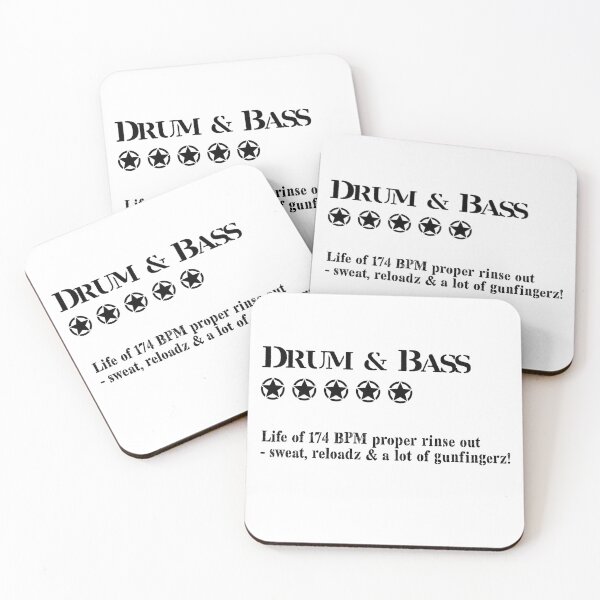 Item preview, Drum & Bass 5 stars rating designed and sold by WULFLAND ARTS.