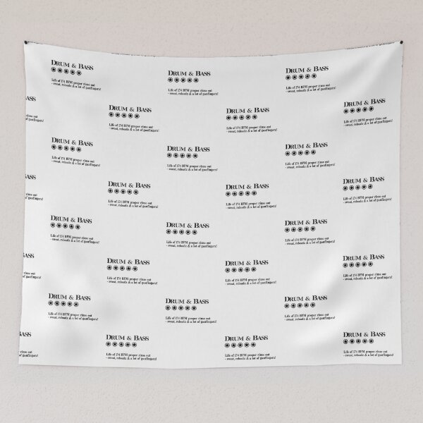 Item preview, Drum & Bass 5 stars rating designed and sold by WULFLAND ARTS.