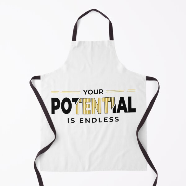 Item preview, Your Potential is Endless – Motivational Positive Quote Typography Design designed and sold by PnrArtDesign.