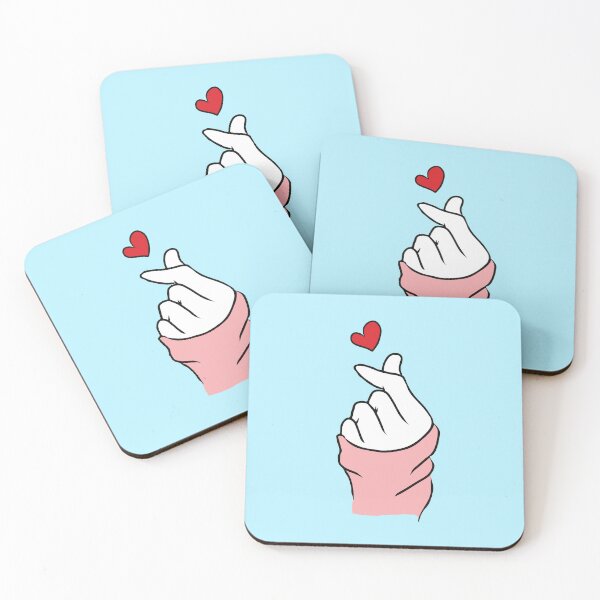 Item preview, Kpop finger heart sign designed and sold by BrownHorse90s.