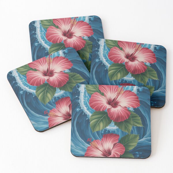 Item preview, Hibiscus Splash 3 designed and sold by HeavenHomeGoods.