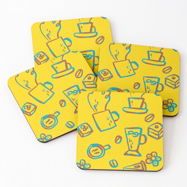 Item preview, Lazy Coffee Time Doodles designed and sold by BarelyDevi.