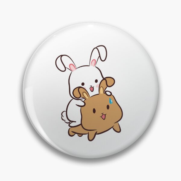 Item preview, Nua and Nia love bunnies couple exercise pushup designed and sold by zand-n-zive.