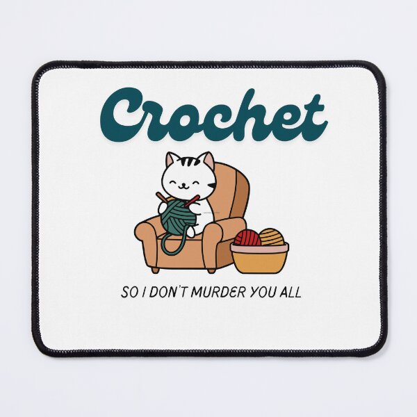 Item preview, Crochet So I Don’t Murder You All (Cute Cat) designed and sold by DataUnicorn.