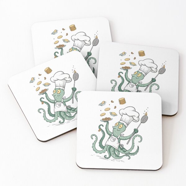 Item preview, Funny Cooking Kraken designed and sold by SignumShop.