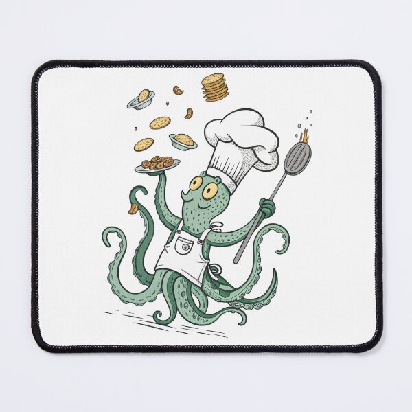 Item preview, Funny Cooking Kraken designed and sold by SignumShop.