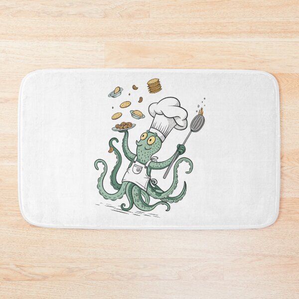Item preview, Funny Cooking Kraken designed and sold by SignumShop.