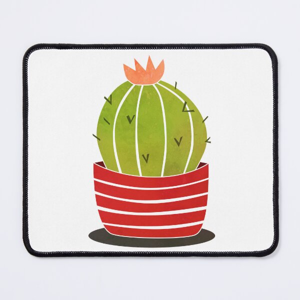 Item preview, Barrel cactus in a red pot designed and sold by Krokoneil.