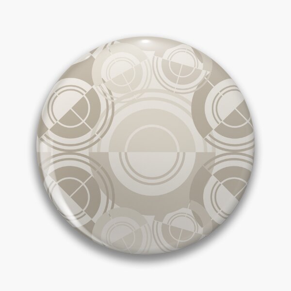 Item preview, Boho Minimal Geometric Circle Pattern in Deep Beige and Taupe designed and sold by zephstudoartist.