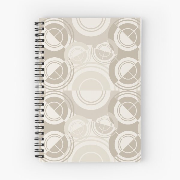 Item preview, Boho Minimal Geometric Circle Pattern in Deep Beige and Taupe designed and sold by zephstudoartist.