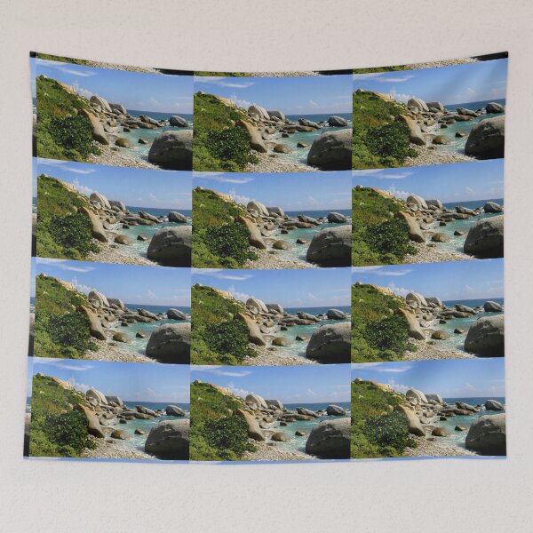 Item preview, The Rocky Baths Beach designed and sold by PsychoAlien.com.